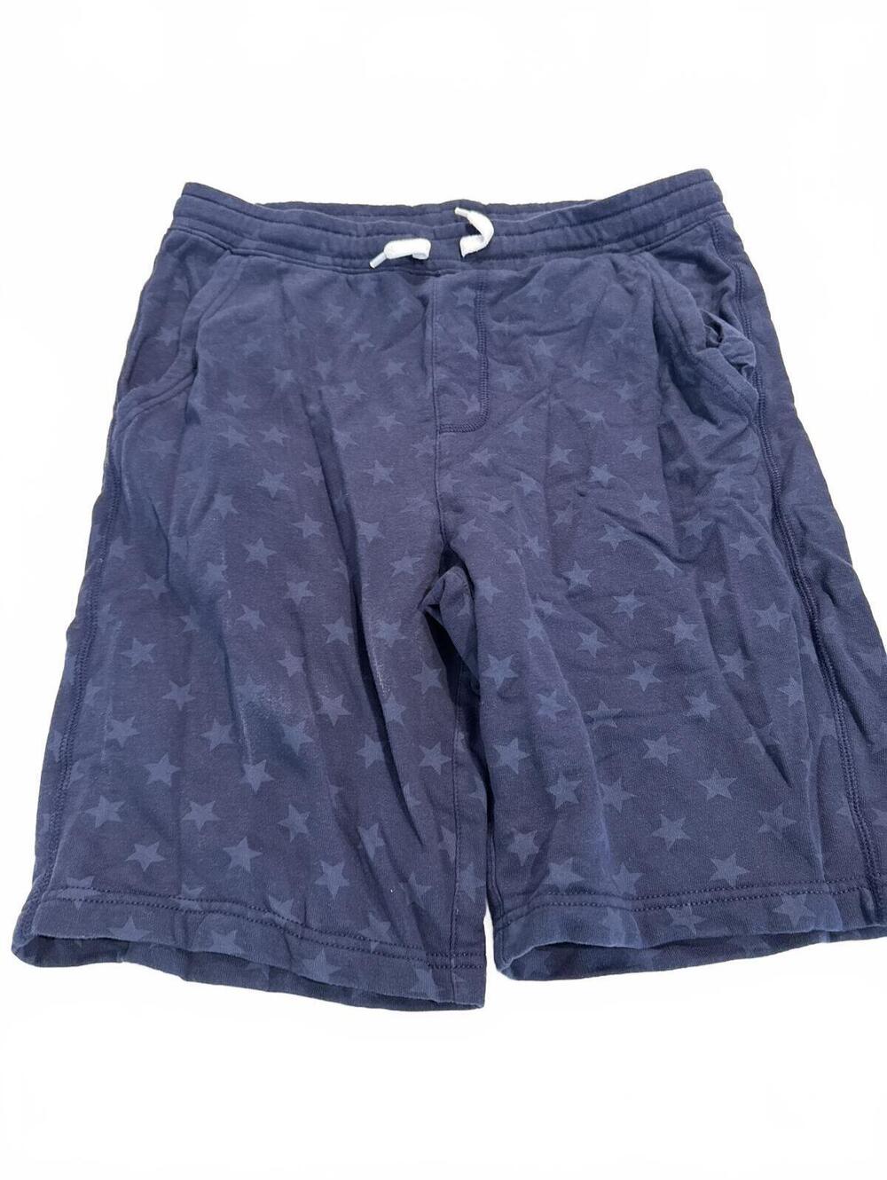 Old Navy Navy Blue Star Pattern Fleece Shorts - Boys XXL Plus